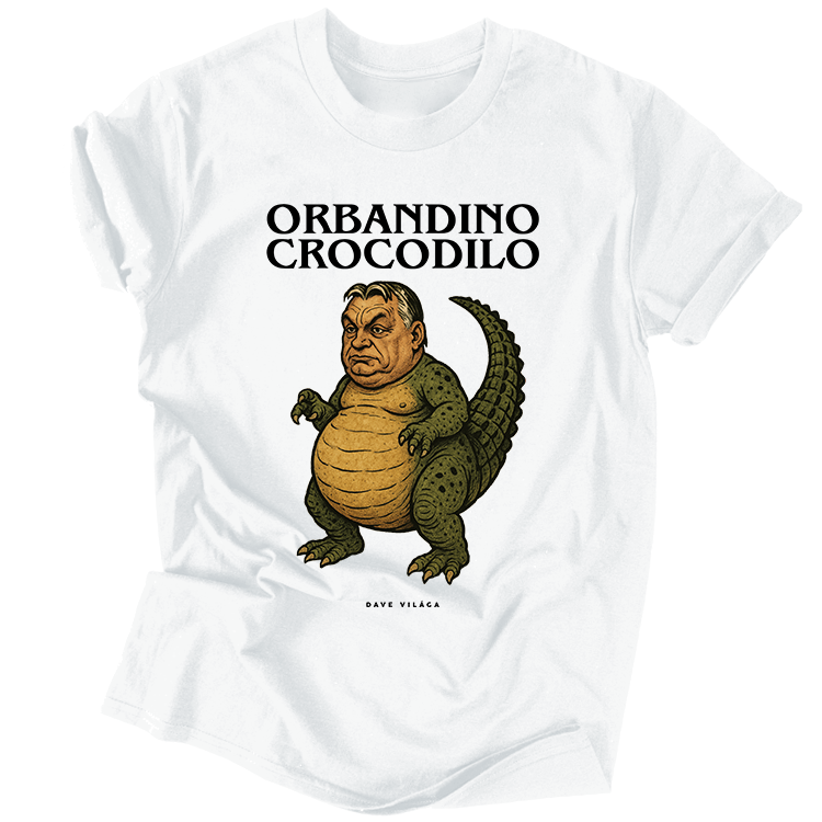 Dave Világa | Orbandino Crocodilo férfi póló