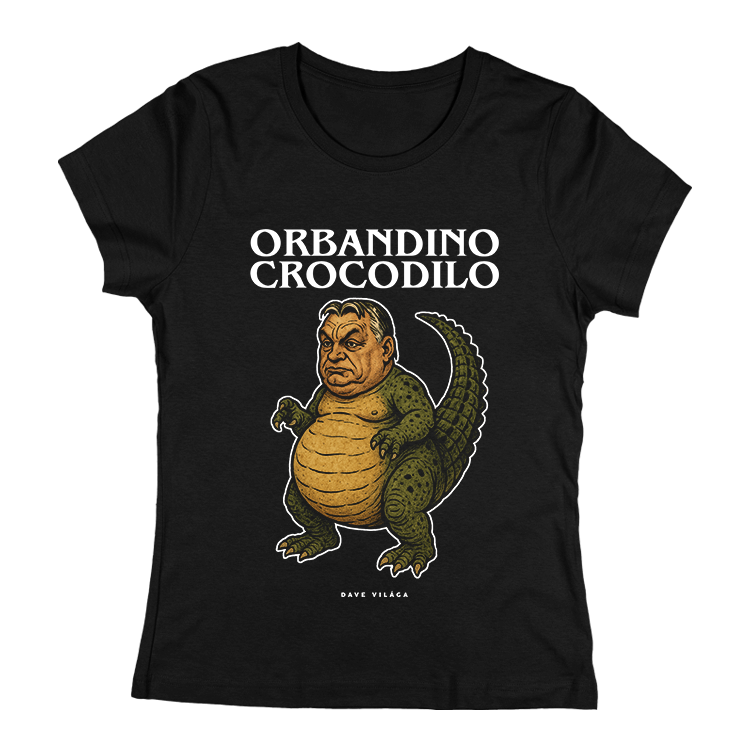 Dave Világa | Orbandino Crocodilo Női póló