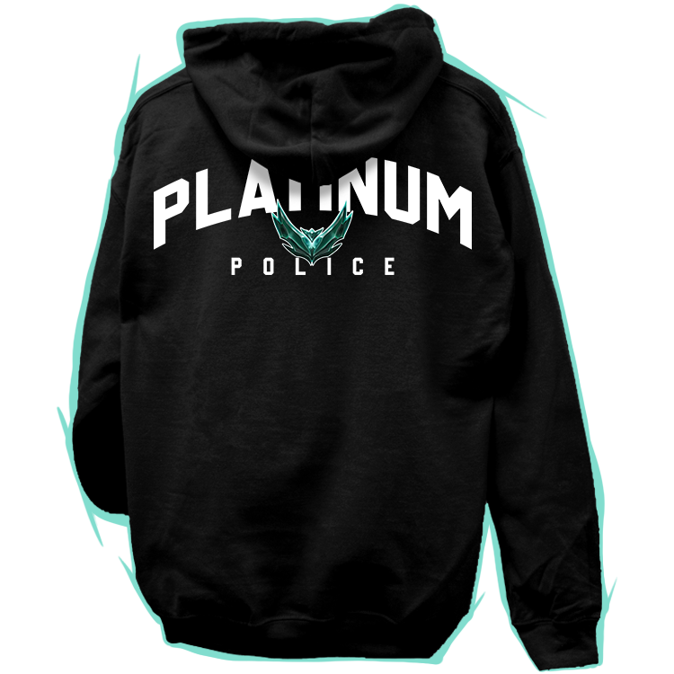 PIERCE - PLATINUM POLICE HOODIE