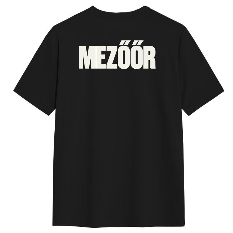 DE! Akcióközösség Mezőőr fekete férfi póló