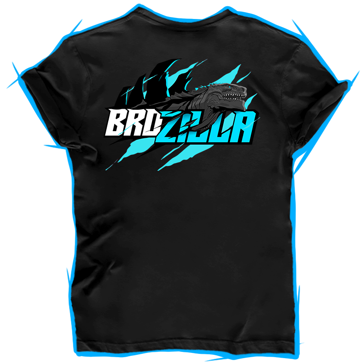 Brozilla logo póló /back/