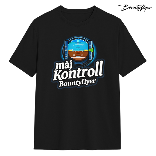 Bountyflyer | Máj Kontroll Fekete Póló