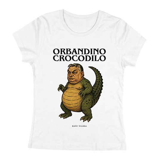 Dave Világa | Orbandino Crocodilo Női póló