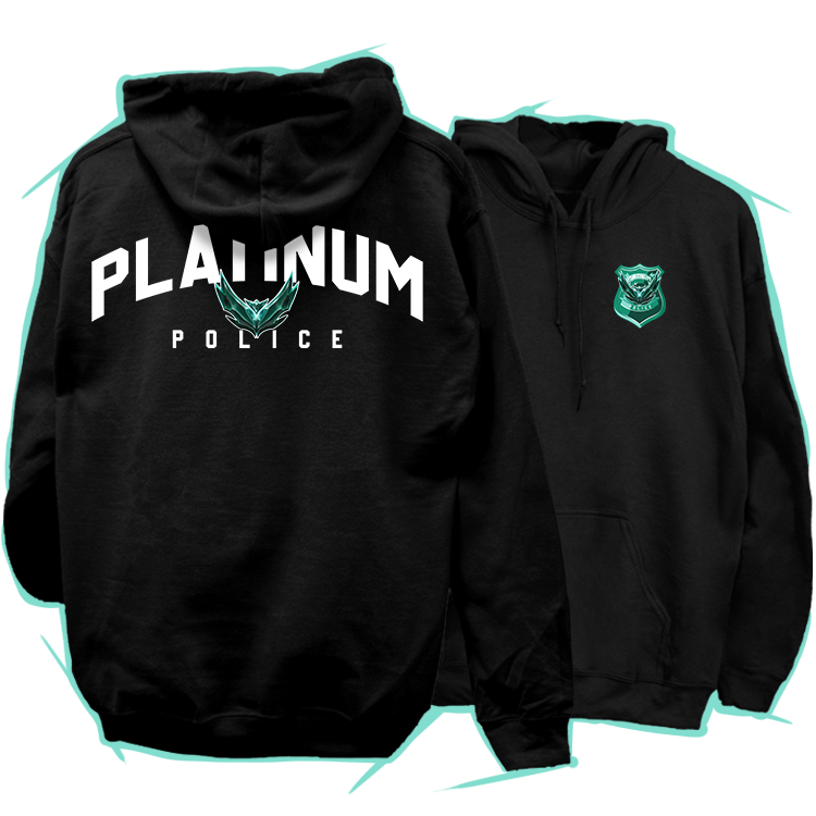 PIERCE - PLATINUM POLICE HOODIE